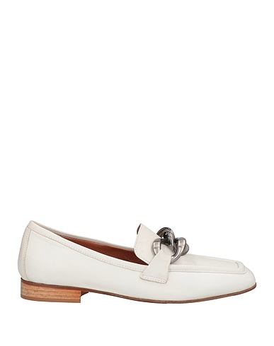 J|D JULIE DEE Loafers Ivory Leather