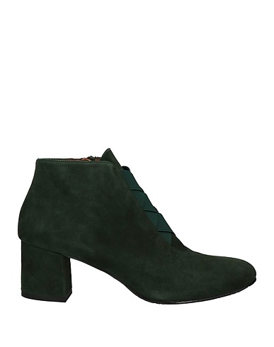 ANDREA PUCCINI Stivaletti Verde scuro Pelle