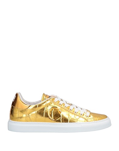 CAVALLI CLASS Sneakers Gold Leather