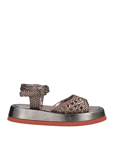 PAS DE ROUGE Sandals Bronze Leather