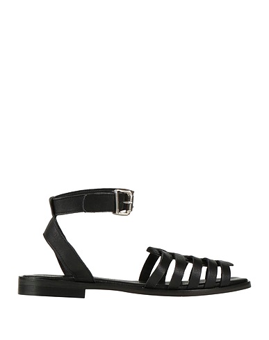 LE PEPITE Sandals Black Leather