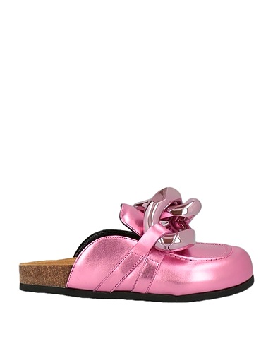 JW ANDERSON Mules and clogs Pink Lambskin