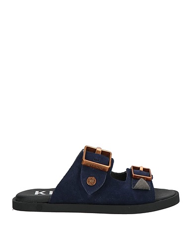 KIANID Sandals Navy blue Leather