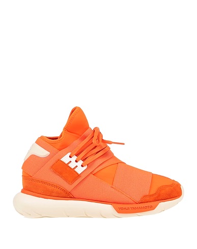 Y-3 Sneakers Orange Leather, Textile fibers