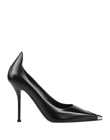 MCQUEEN Pump Black Soft Leather