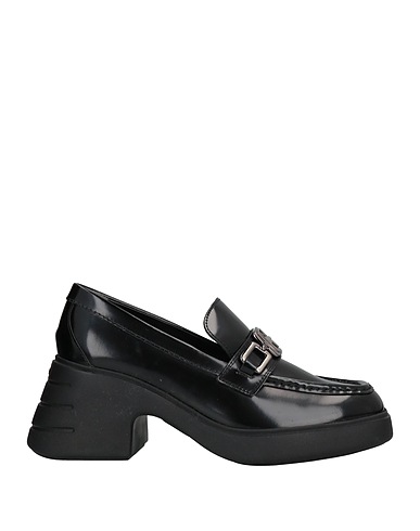 HOGAN Loafers Black Soft Leather