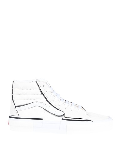 VANS Sneakers SK8-Hi Reconstruct
 White Leather, Textile fibers