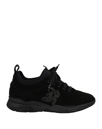 RICHMOND Sneakers Black Leather, Textile fibers