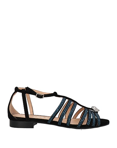 RICHMOND Sandals Black Leather