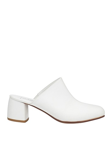 LA CORTE DELLA PELLE by FRANCO BALLIN Mule e zoccoli Bianco Pelle
