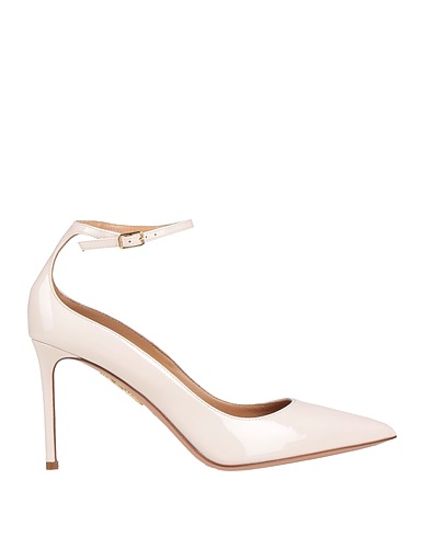 AQUAZZURA パンプス ライトピンク 革（なめし加工）