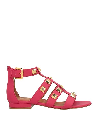 VIA ROMA 15 Sandals MAGENTA Leather