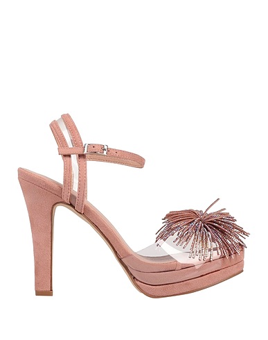 MENBUR Sandals Blush Textile fibres