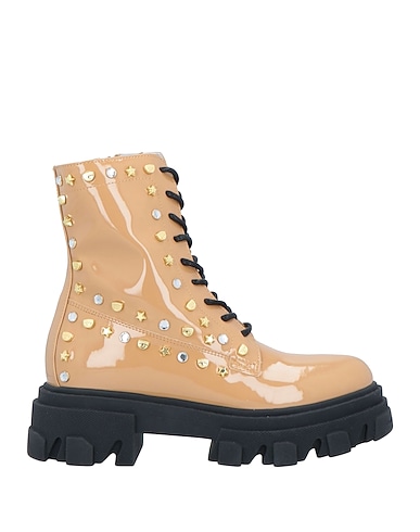 CHIARA FERRAGNI Ankle boot Camel Textile fibers