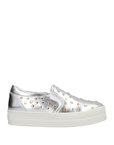 RICHMOND Sneakers Silver Soft Leather