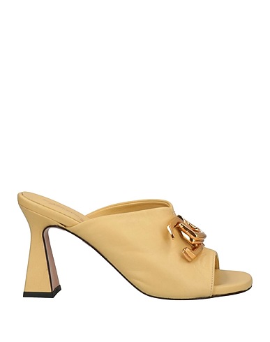 BIANCA DI Sandali Giallo pastello Pelle