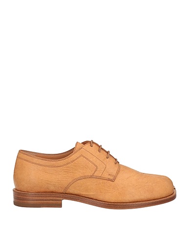 MAISON MARGIELA Laced shoes Camel Soft Leather