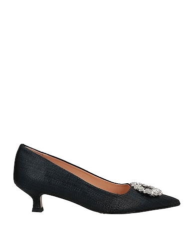 BIANCA DI Court Black Other Fibres, Soft Leather