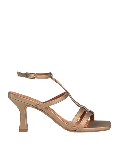 LORENZO MARI Sandals Bronze Other Fibres
