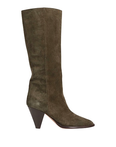 ISABEL MARANT Boots Military green 100% Calfskin
