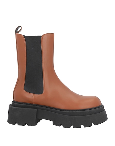 SPORTMAX Ankle boot Brown Soft Leather