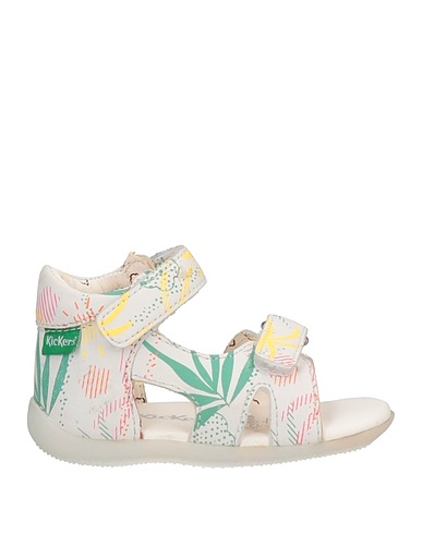 KICKERS Sandali Off white Pelle
