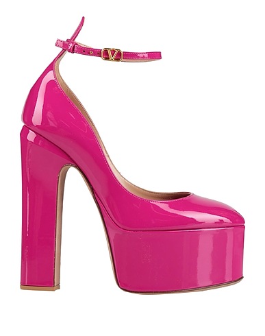 VALENTINO GARAVANI Court Fuchsia Soft Leather