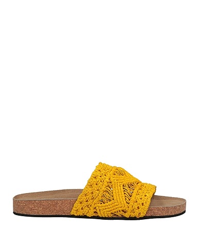 STRATEGIA Sandals Yellow Textile fibers