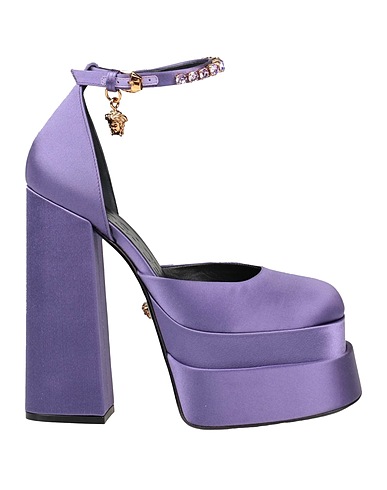 VERSACE Pump Mauve Textile fibers