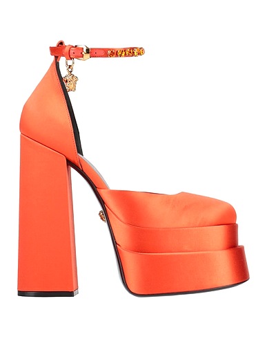 VERSACE Pump Rust Textile fibers