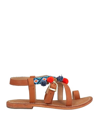 CB FUSION Flip flops Tan Leather