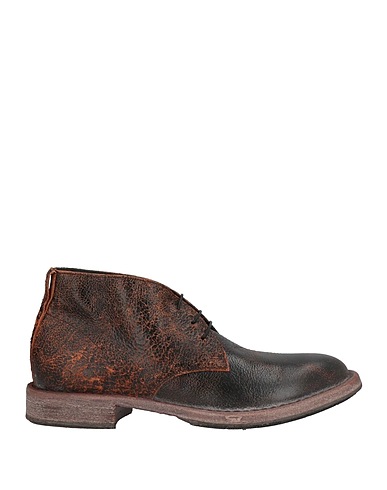 MOMA Ankle boot Dark brown Soft Leather