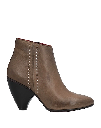 ANNA BAIGUERA Ankle boot Khaki Leather