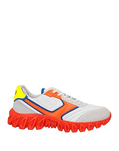 PANTOFOLA D'ORO Sneakers Orange Leather, Textile fibers