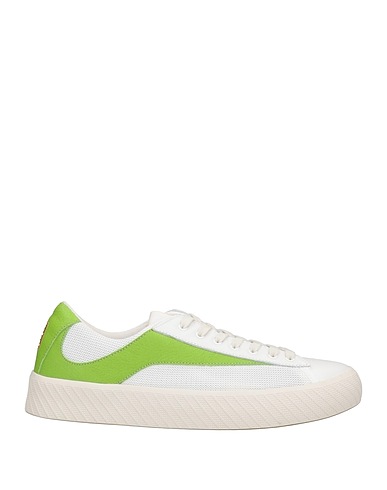 BY FAR Sneakers Weiß Leder, Gewebefasern