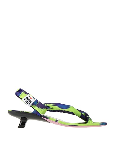 BIMBA Y LOLA Flip flops Lime green 100% Polyester