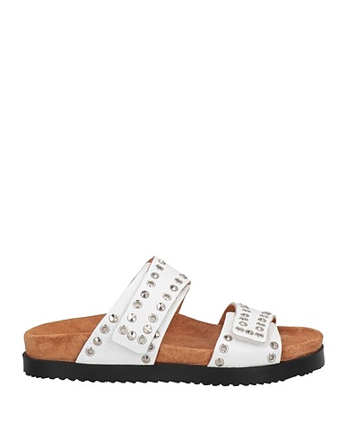 DOUUOD Sandals White Deerskin