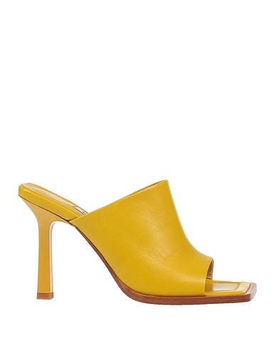 KALLISTÈ Sandals Lime green Leather