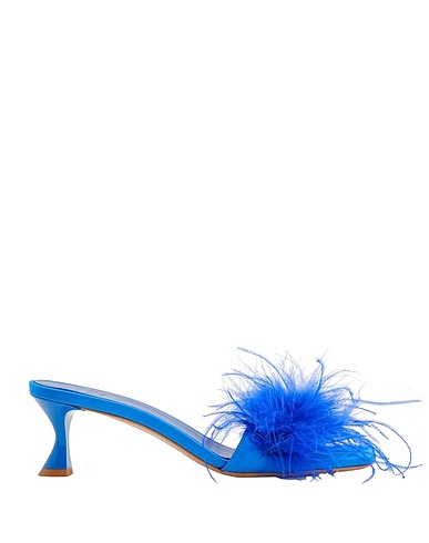 8 by YOOX Sandals Blue 100% PES - Polyethersulfone