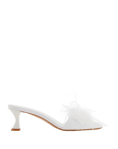 8 by YOOX Sandalen Weiß 100% PES - Polysulfone