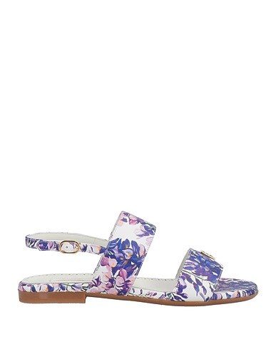 DOLCE&GABBANA Sandals Purple Soft Leather