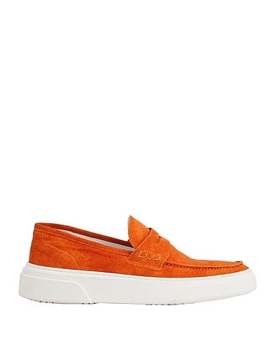 8 by YOOX Mocassino RUBBER SOLE PENNY LOAFER
 Ruggine 100% Pelle di vitello
