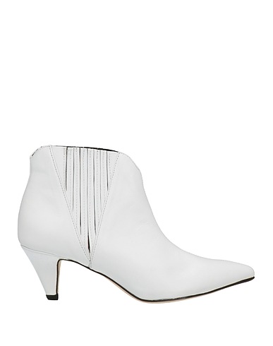 DOUUOD Ankle boot White Leather