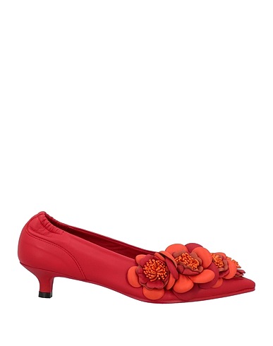 DANIELE ANCARANI Ballet flats Red Soft Leather