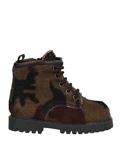 GALLUCCI Schuhe Militärgrün Leder