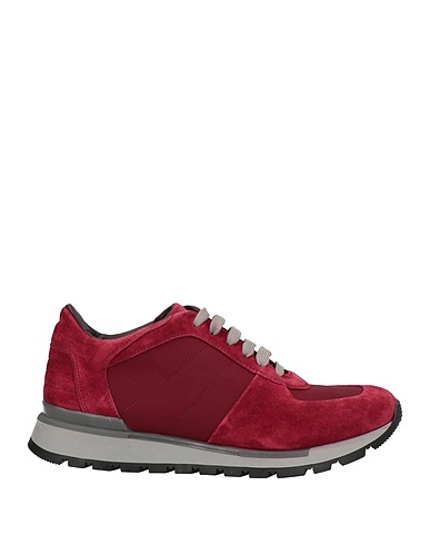 BRIAN CRESS Sneakers Porpora Pelle, Fibre tessili