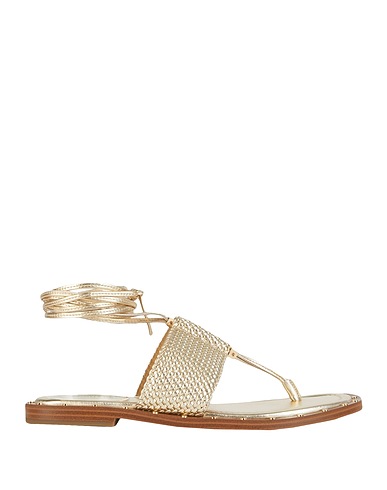 MICHAEL MICHAEL KORS Dianetten Gold Gewebefasern