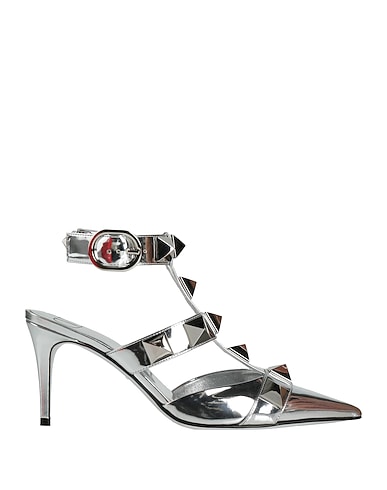 VALENTINO GARAVANI Court Silver Leather