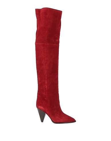 ISABEL MARANT Boots Burgundy Calfskin