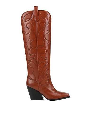 STELLA McCARTNEY Boots Tan Textile fibres